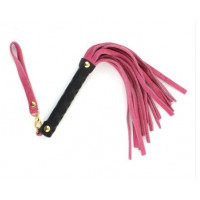 Флоггер DS Fetish Leather flogger S pink Флоггер DS Fetish Leather flogger S pink