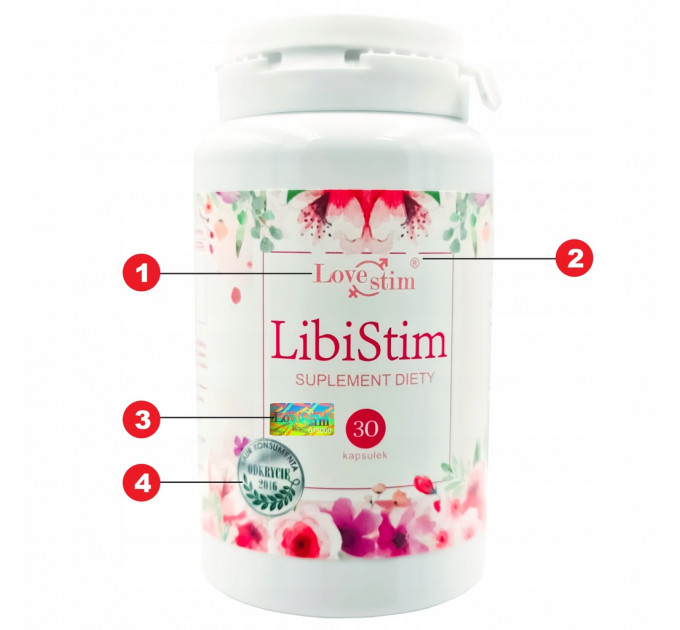Капсулы для повышения либидо женские LoveStim LibiStim (цена за упаковку, 30 капсул)