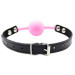 Кляп силіконовий Silicone ball gag metal accesso pink