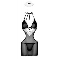 Костюм Французької прибиральниці Daring Intimates чорно-білий, L/XL