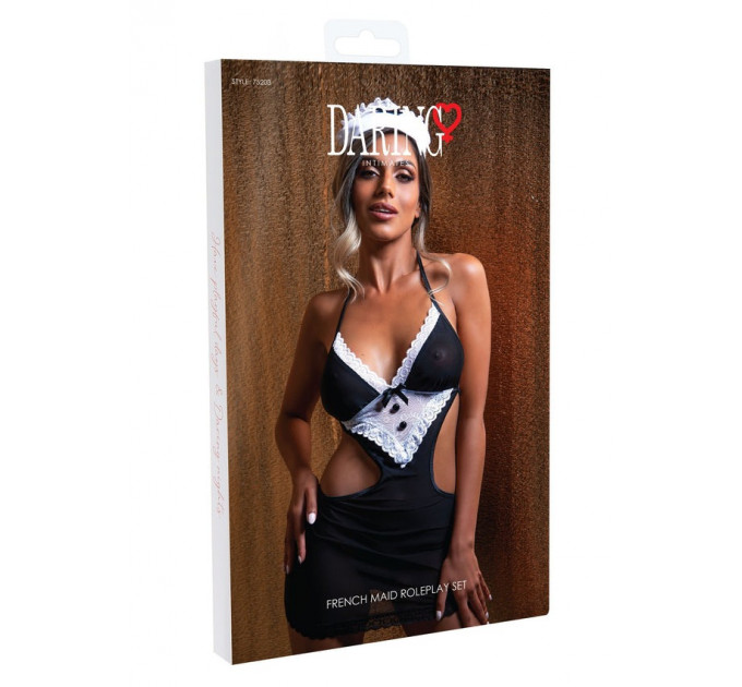 Костюм Французької прибиральниці Daring Intimates чорно-білий, L/XL