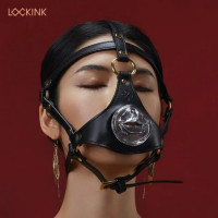 Маска для минета Lockink, черная
