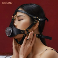 Маска для минета Lockink, черная