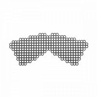Маска самоклеющаяся виниловая Bijoux Indiscrets черная