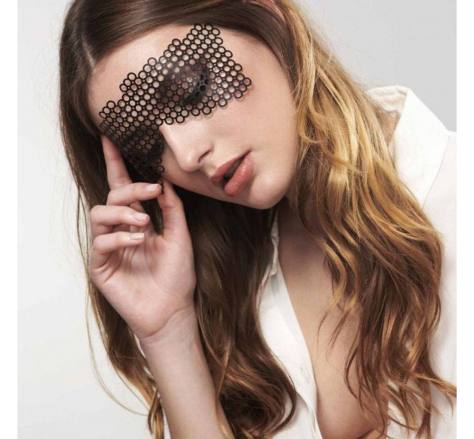 Маска самоклеющаяся виниловая Bijoux Indiscrets черная