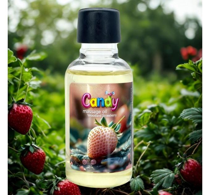 Масло массажное Candy с ароматом Дикая земляника, 50 мл