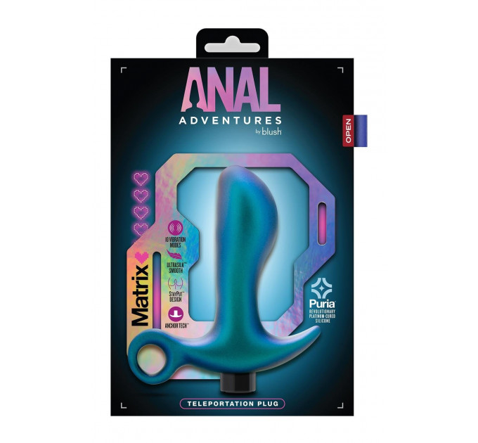 Масажер простати Blush Anal Adventures з вібрацією, 11.5 см
