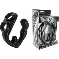 Масажер простати з ерекційним кільцем Master Series Rogue Erection Enhancer чорний
