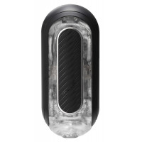 Мастурбатор TENGA Zero Flip Gravity з вібрацією, чорний