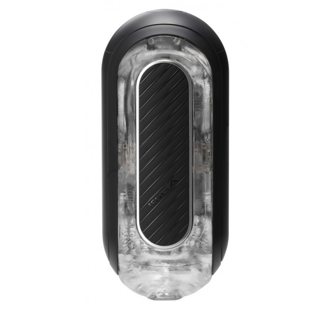 Мастурбатор TENGA Zero Flip Gravity с вибрацией, черный