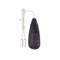 Мини-вибропули серебристые CHISA Hi-Basic Mini Twins Bullet с черным проводным пультом