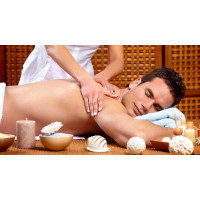 Чоловіче масажне масло SHIATSU Masculine Бурштин та Евкаліпт, 100 мл