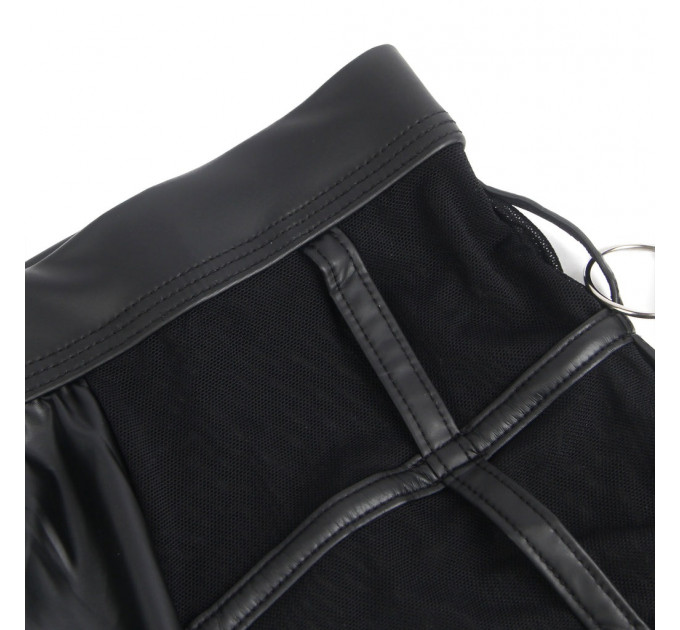 Чоловічі труси напівпрозорі Star Night з обмежувачами для рук, чорні, S