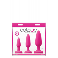 Набір анальних пробок COLOURS PLEASURES TRAINER KIT PINK Набір анальних пробок COLOURS PLEASURES TRAINER KIT PINK