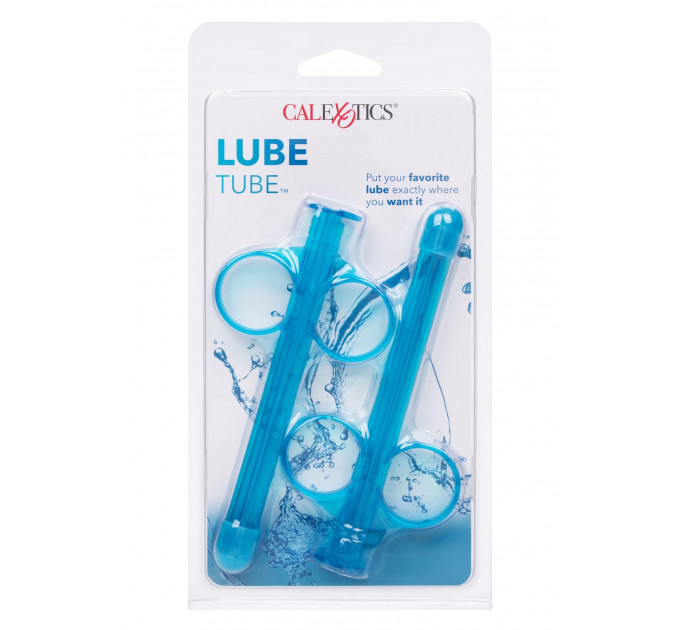 Набір шприців для введення лубриканту California Exotics Lube Tube, блакитні, 2 шт.