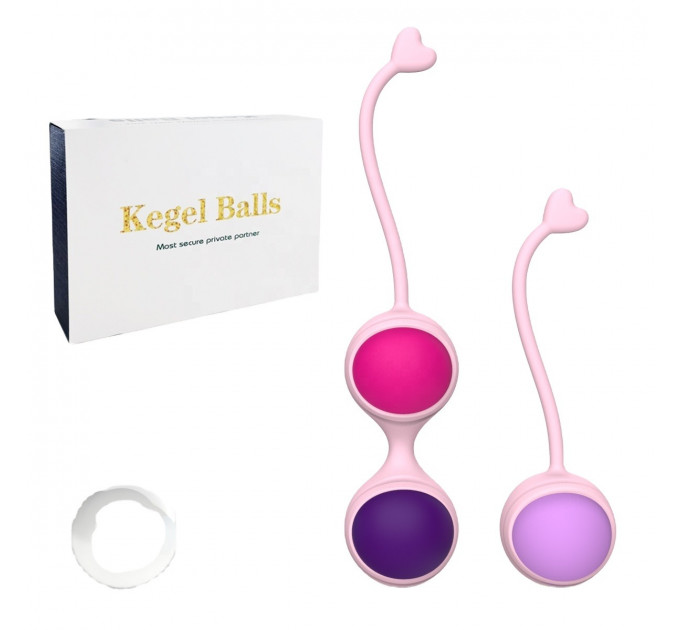 Набор вагинальных шариков Every Night Toys Lorinda розовый с разноцветными шариками