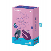 Набір вібромасажерів Satisfyer Partner Box 2 (Double Joy + Royal One), синій-фіолетовий