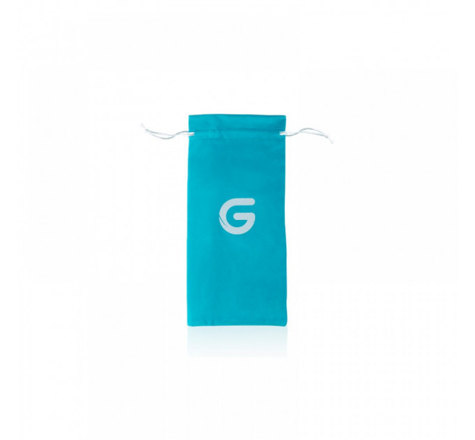 Пробка скло блакитна спіраль Gildo Glass buttplug No. 23
