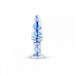 Пробка скло блакитна спіраль Gildo Glass buttplug No. 23