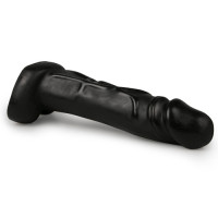 Великий фалоімітатор All Black AB02 чорний, 22 см