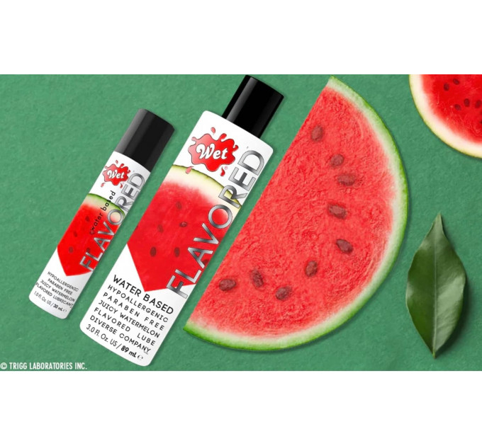 Съедобный лубрикант WET Flavored Juicy Watermelon 30 ml