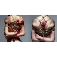Шовкова мотузка для шибарі DS Fetish чорна, 10м