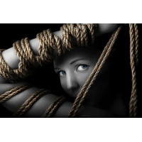 Шовкова мотузка для шибарі DS Fetish чорна, 10м