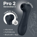 Смарт-вибратор с эффектом пульсации Satisfyer Pro 2 Generation 3 черный