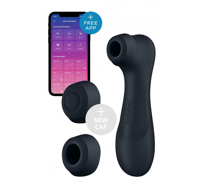 Смарт-вибратор с эффектом пульсации Satisfyer Pro 2 Generation 3 черный