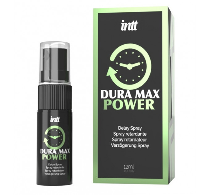 Спрей пролонгатор Intt Dura Max Power для мужчин, 12 мл