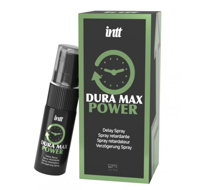 Спрей пролонгатор Intt Dura Max Power для мужчин, 12 мл
