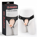 Страпон-фаллопротез без вибрацией Hi-Basic Vibrating Flesh Strap on Ha