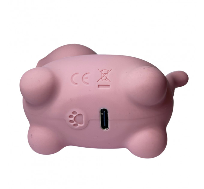 Стимулятор клітора з пульсацією UNIVIBE Котик, 5 режимів, рожевий