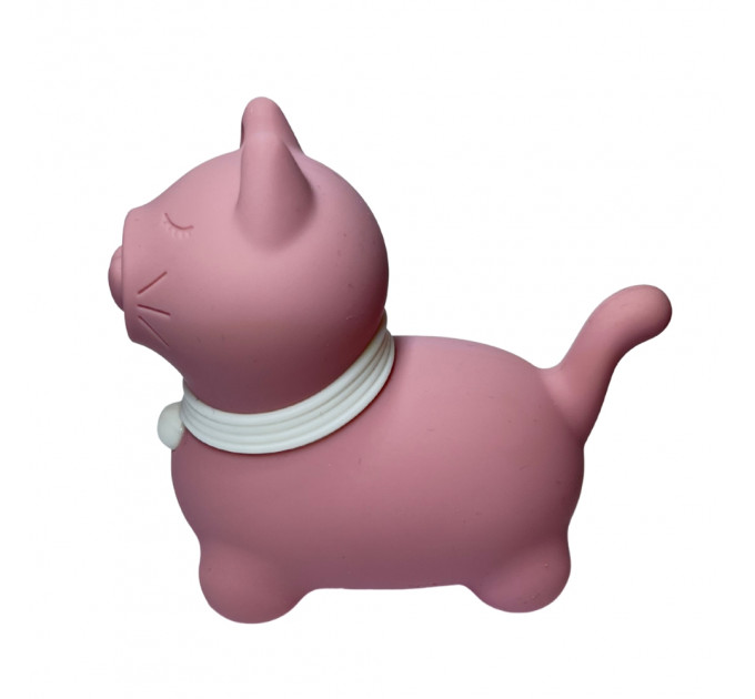 Стимулятор клітора з пульсацією UNIVIBE Котик, 5 режимів, рожевий