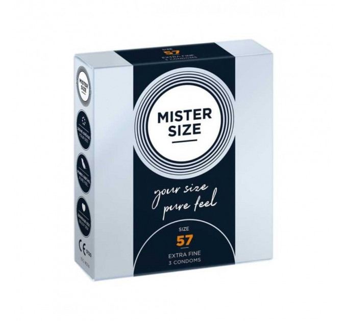 Презервативы Mister Size 57mm pack of 3