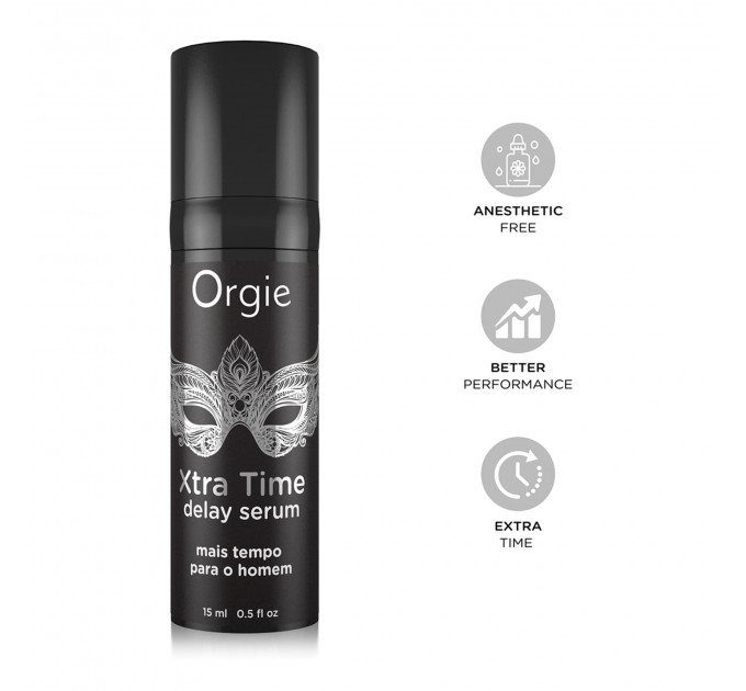 Сироватка-пролонгатор акту "X-TRA TIME" Delay Serum, 15 мл Orgie