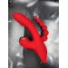 Потрійний вібратор із вакуумною стимуляцією Dream Toys RED REVOLUTION ANNA