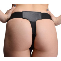 Трусы для страпона с двумя отверстиями Double Strap-on Skyler, черные, O/S