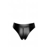 Трусики з декоративною блискавкою Noir Handmade F260 чорні, XXXL