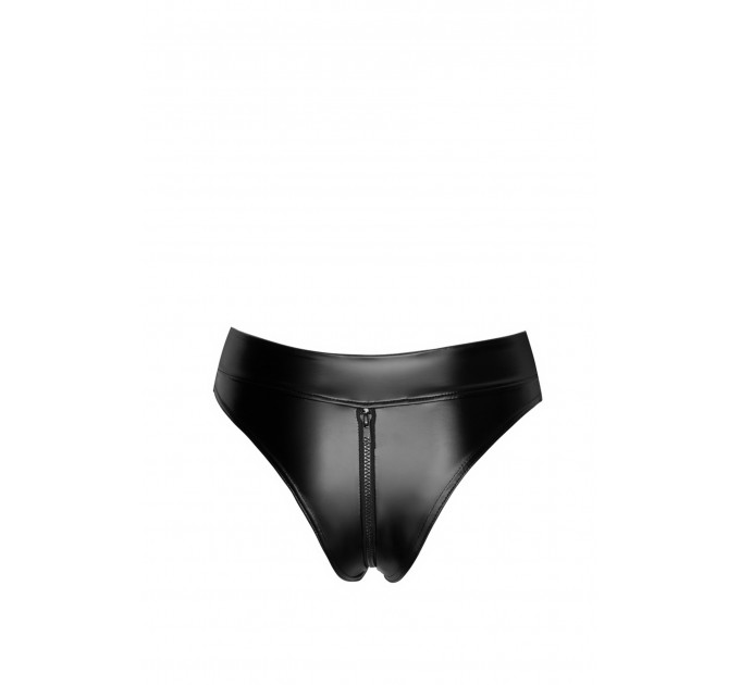 Трусики с декоративной молнией Noir Handmade F260 черные, XXXL