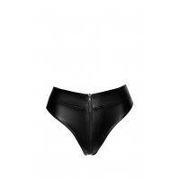 Трусики з декоративною блискавкою Noir Handmade F260 чорні, XXXL
