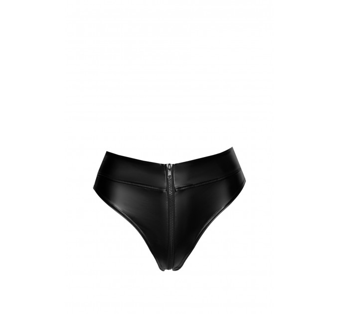 Трусики с декоративной молнией Noir Handmade F260 черные, XXXL