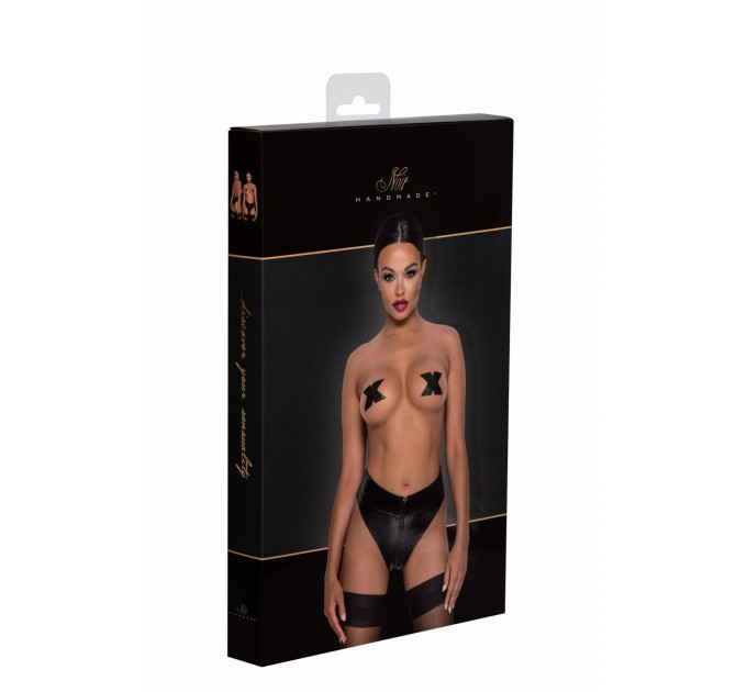 Трусики с декоративной молнией Noir Handmade F260 черные, XXXL