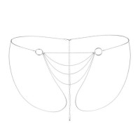 Цепочка-трусики Bijoux Indiscrets Magnifique Bikini Chain украшение для тела, Silver