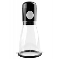 Вакуумная помпа для груди Pipedream Fetish Fantasy автоматическая, прозрачно-черная