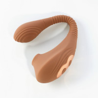 Вакуумный стимулятор для клитор Sweet Em Velvet Lure коричневый USB