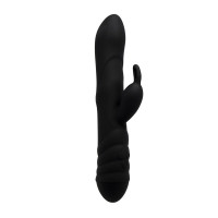 Вибратор-кролик Adrien Lastic Twister с ротацией, черный