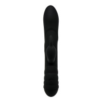 Вибратор-кролик Adrien Lastic Twister с ротацией, черный