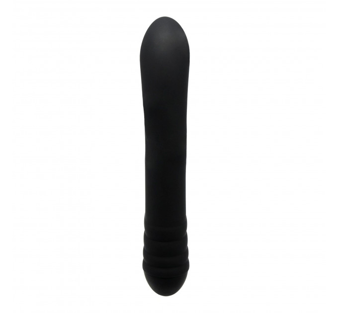 Вібратор-кролик Adrien Lastic Twister з ротацією, чорний