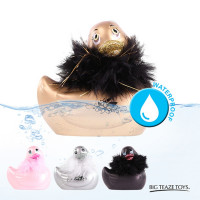 Вибратор уточка для клиторальной стимуляции Big Teaze Toys Rub My Duckie золотистая